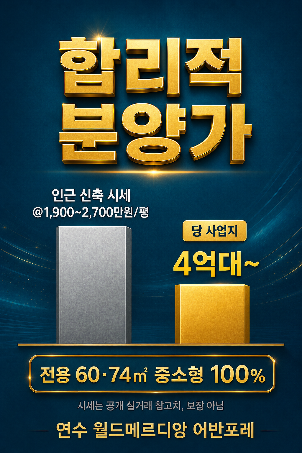 합리적 분양가 — 인근 시세 비교(참고·보장 아님)